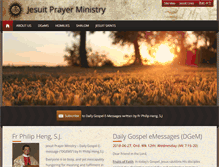 Tablet Screenshot of jesuit.org.sg